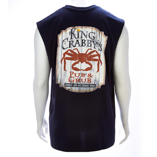 NEWPORT BLUE Men's King Crabby Pub Muscle Tee