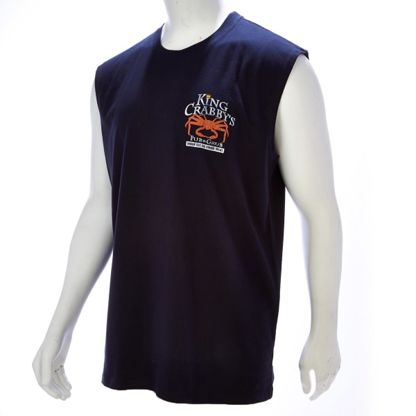 NEWPORT BLUE Men's King Crabby Pub Muscle Tee