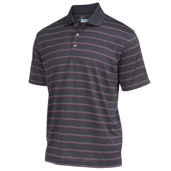 PGA TOUR Men's Airflux Stripe Golf Polo