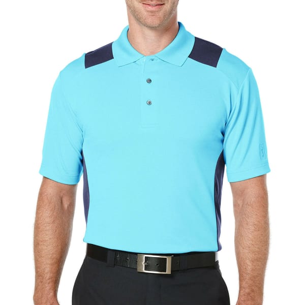 PGA TOUR Men's Airflux Color-Block Polo Shirt