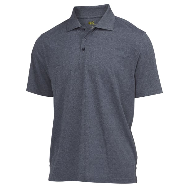 BCC Men's Performance Heather Poly Polo