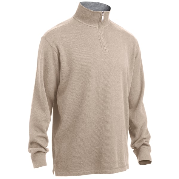 RUGGED TRAILS Men's Quarter Zip Mock