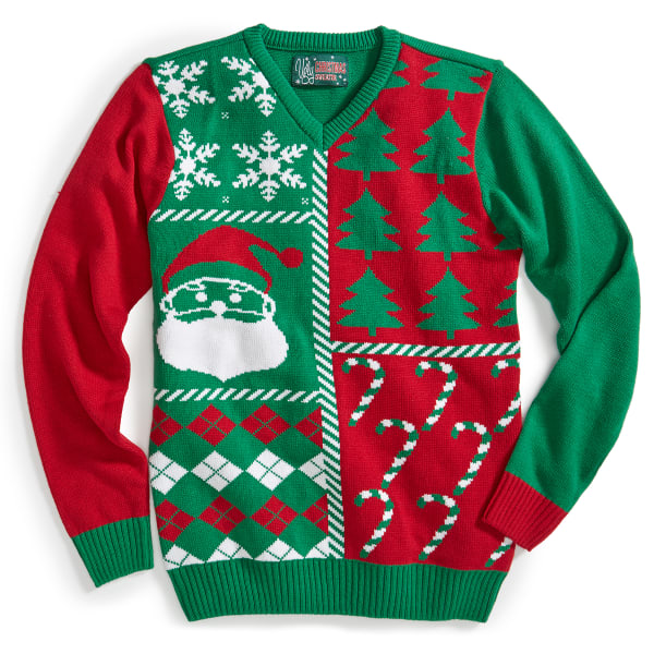 UGLY CHRISTMAS SWEATER Patchwork Sweater