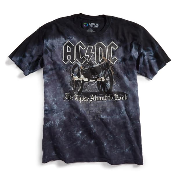 LIQUID BLUE Men's AC/DC Graphic Tee Shirt