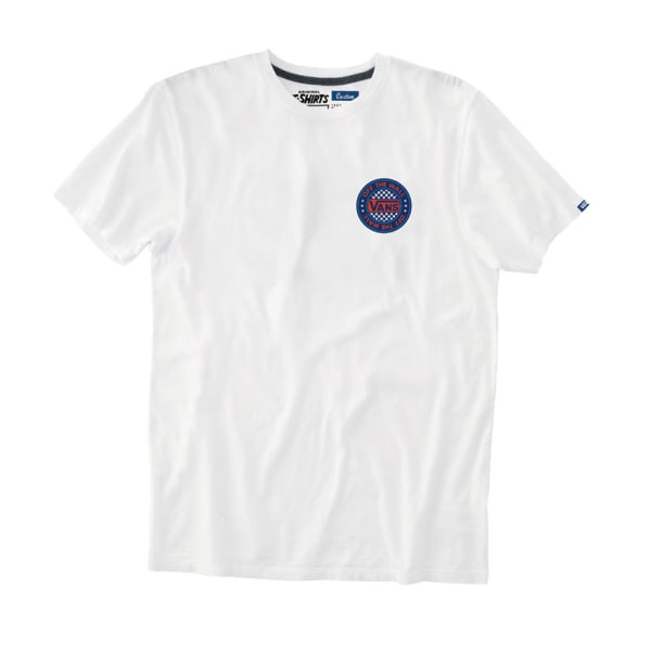 VANS Guys' Round Logo Tee with Back Print