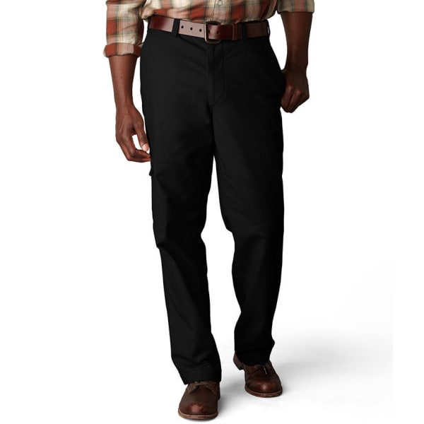 DOCKERS Men's Comfort Cargo Classic Fit Flat Front Pants