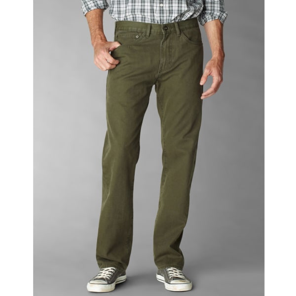 DOCKERS Men's 5 Pocket Straight Fit Pants - Discontinued Style