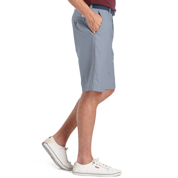 IZOD Men's Oxford Flat Front Shorts