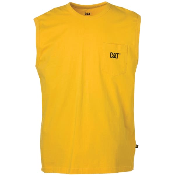 CATERPILLAR Men's Trademark Pocket Sleeveless Tee