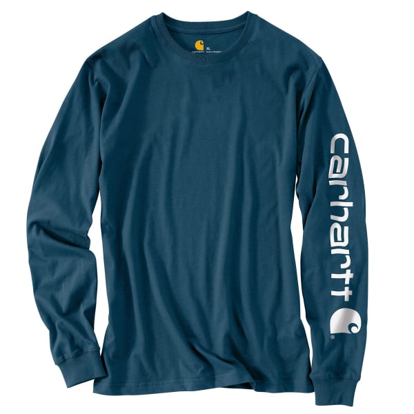 CARHARTT Men's Long-Sleeve Graphic Logo T-Shirt