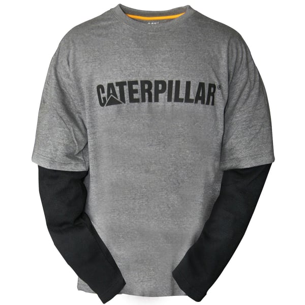 CATERPILLAR Men's Layered Long-Sleeve Thermal Shirt