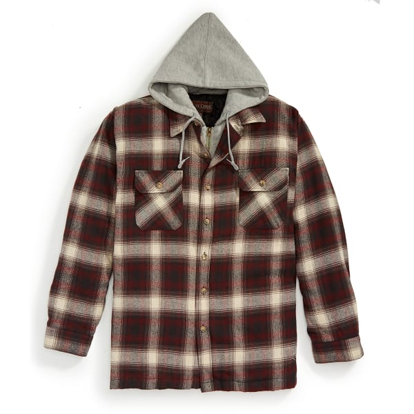 MOOSE CREEK Men's Quilt-Lined Flannel Long Sleeve Shirt