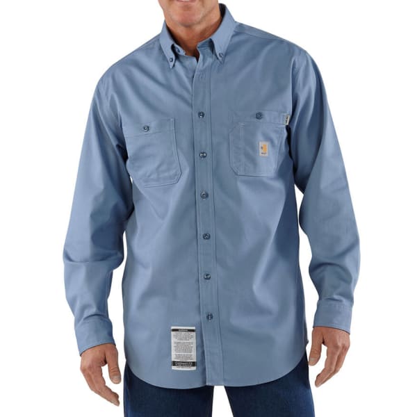 CARHARTT Men's Flame-Resistant Twill Tradesman Shirt, Extended Sizes