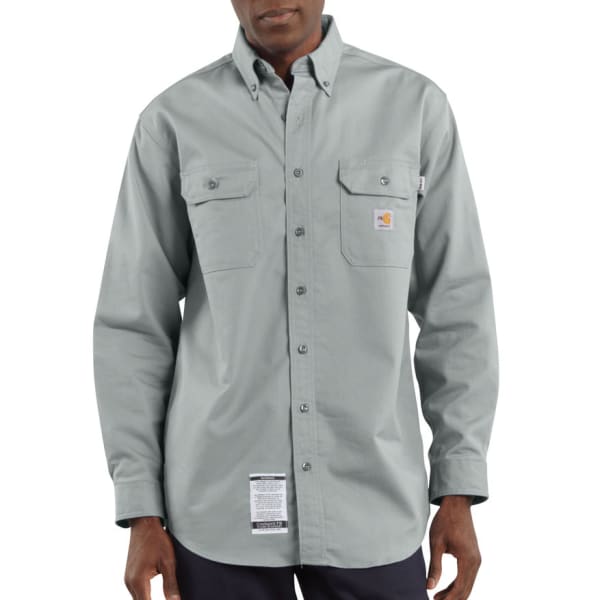 CARHARTT Men's Flame-Resistant Twill Shirt with Pocket Flaps