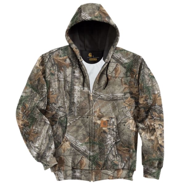 CARHARTT Men's Midweight WorkCamo AP Hooded Zip-Front Sweatshirt