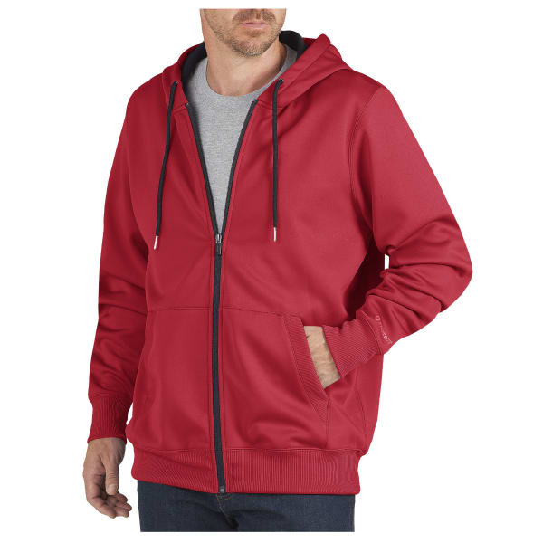 DICKIES Men's Thermal-Lined Fleece Hooded Jacket