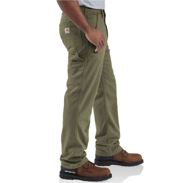 CARHARTT Men's Washed-Twill Flannel-Lined Pants