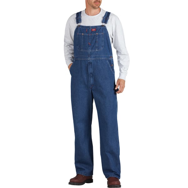 DICKIES Men's Stonewashed Indigo Bib Overall