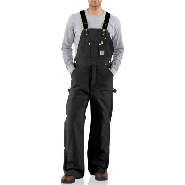 CARHARTT Men's Quilt-lined Cotton Duck Bib Overalls