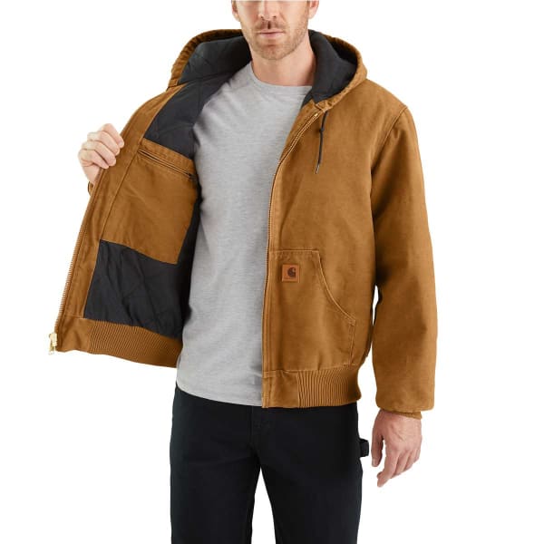 CARHARTT Men's Sandstone Duck Jacket, Extended Sizes