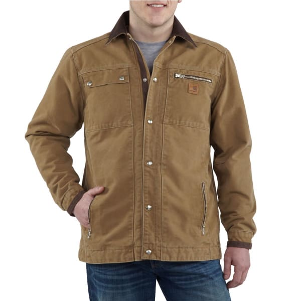 CARHARTT Men's Multi-Pocket Sandstone Jacket