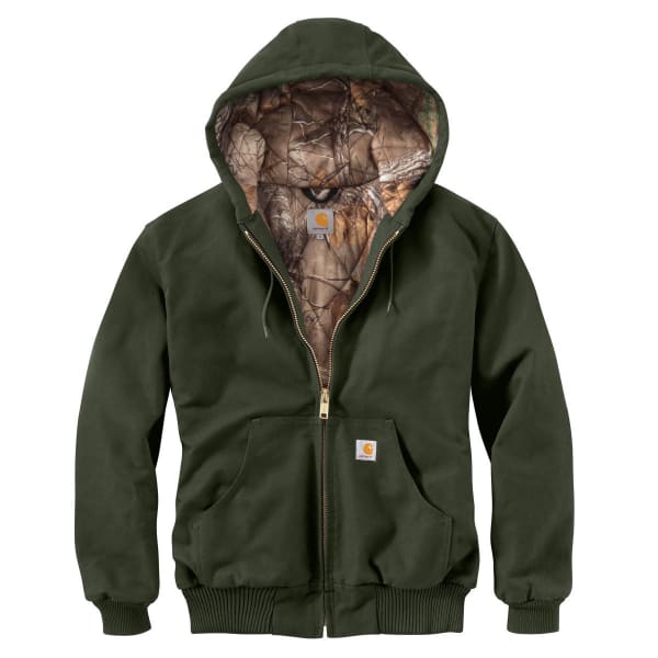 CARHARTT Men's Camo Lined Duck Active Jacket