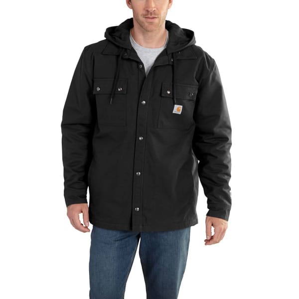 CARHARTT Men's Quick Duck Roane Hooded Shirt Jac