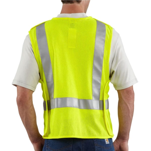 CARHARTT Men's Flame-Resistant High-Visibility 5-Point Breakaway Vest