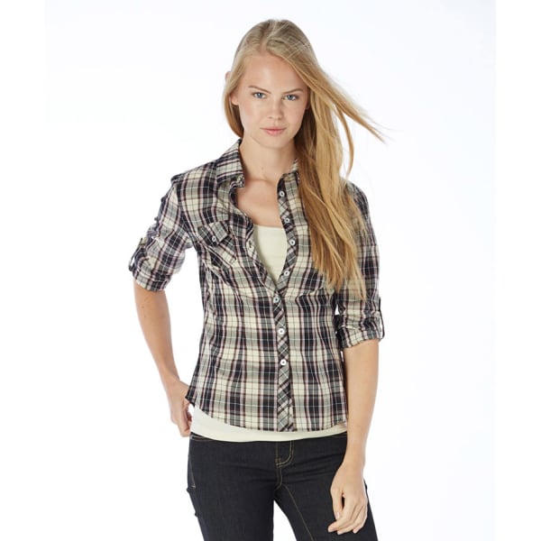 AMBIANCE Juniors' Plaid Shirt