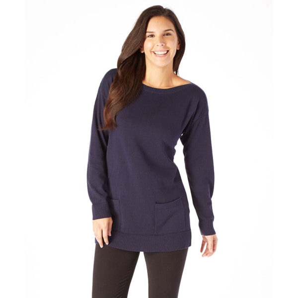 JEANNE PIERRE Women's Fine Gauge Tunic Sweater