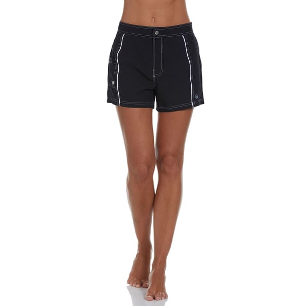 FREE COUNTRY Women's Woven Swim Shorts