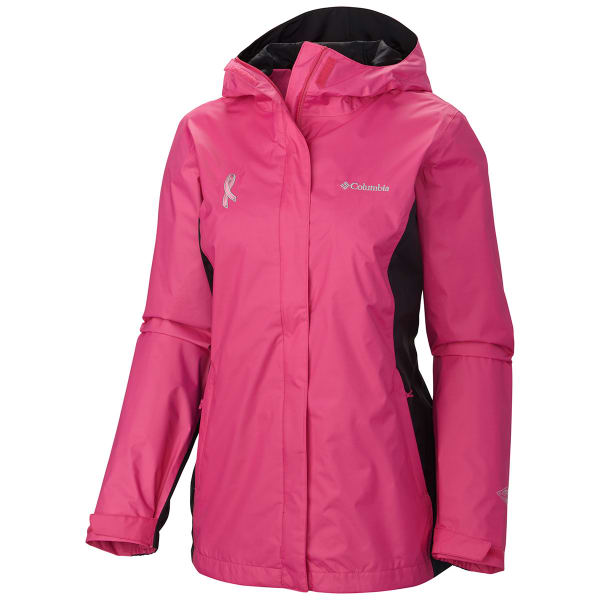 COLUMBIA Women's Tested Tough in Pink II Rain Jacket