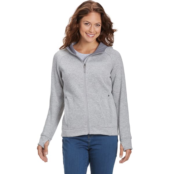 FREE COUNTRY Women's Sweater Fleeced Hooded Jacket