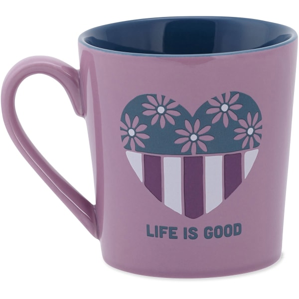 LIFE IS GOOD Everyday Mug Heart