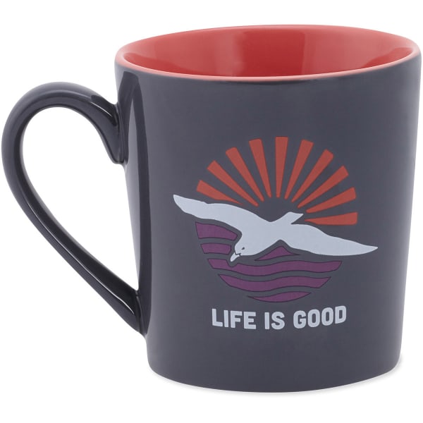 LIFE IS GOOD Beach Bird Everyday Mug