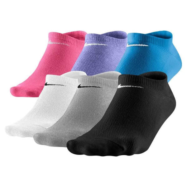 NIKE Women's Lightweight No-Show Socks, 6 Pairs