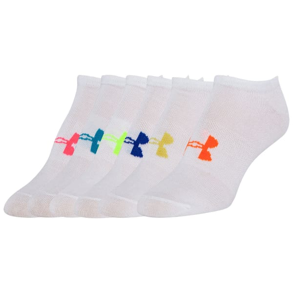 UNDER ARMOUR Women's Liner No Show Socks, 6-Pack