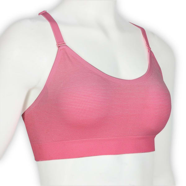 RBX Women's Seamless Striped Sports Bra