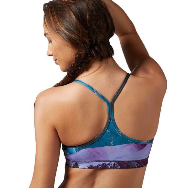 REEBOK Women's Scenic Print Strappy Bra