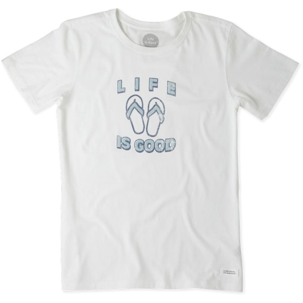 LIFE IS GOOD Women's Flip Flop Crusher Tee