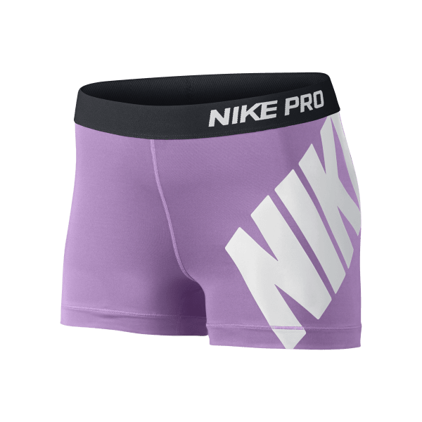 NIKE Women's Pro 3 Inch Logo Shorts