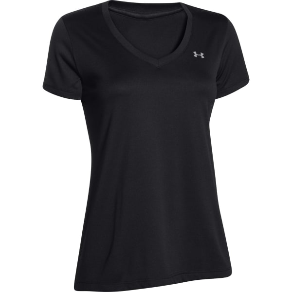 UNDER ARMOUR Women's Tech V-Neck Shirt