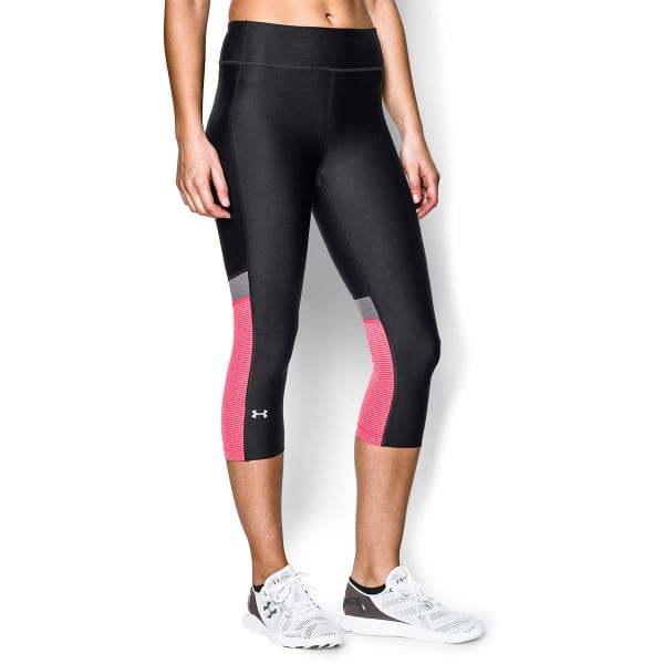 Under Armour Women's Capri Compression Leggings HeatGear Alpha Novelty  1248497 S