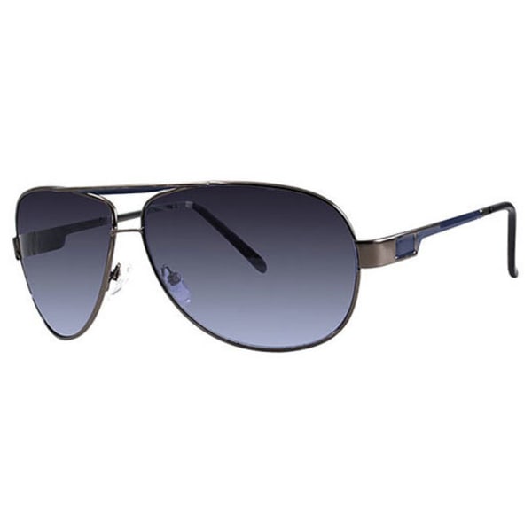 TROPIC-CAL Vaughn Metal Aviator Sunglasses, Silver