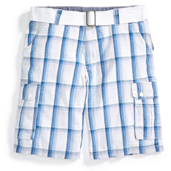 BURNSIDE Men's Belted Cargo Shorts