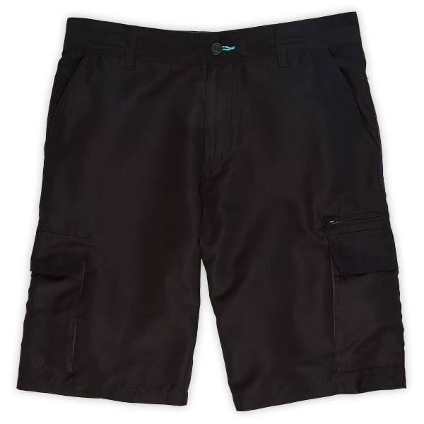 BURNSIDE Men's Solid Microfiber Shorts