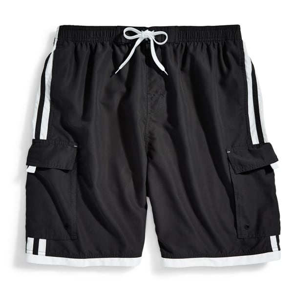 BURNSIDE Men's Impersonator Swim Trunks