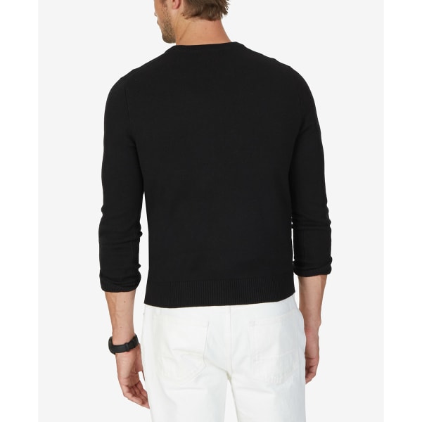 NAUTICA Men's Solid V-Neck Sweater