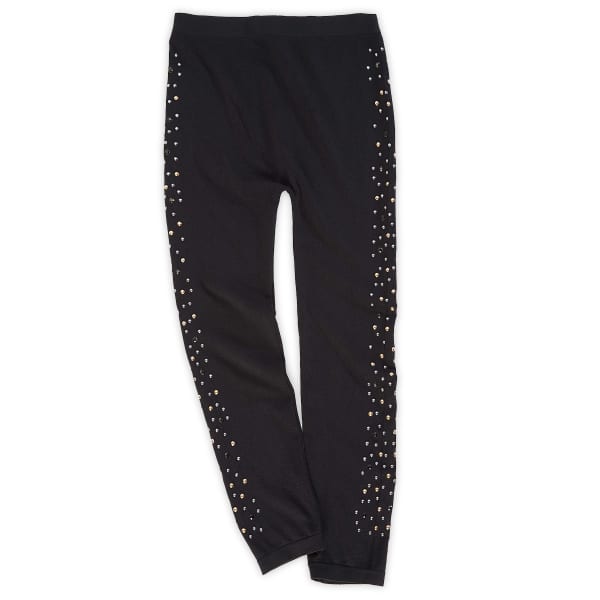 POOF Girls' Silver/Gold Studs Leggings