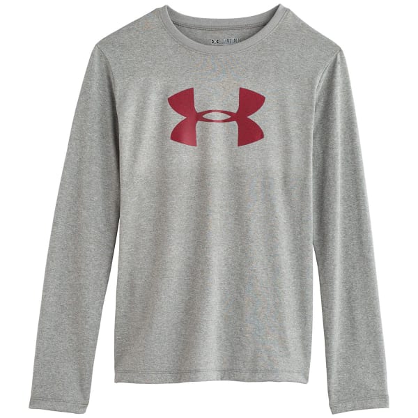 UNDER ARMOUR Girls' Tech   Big Logo Long-Sleeve Tee